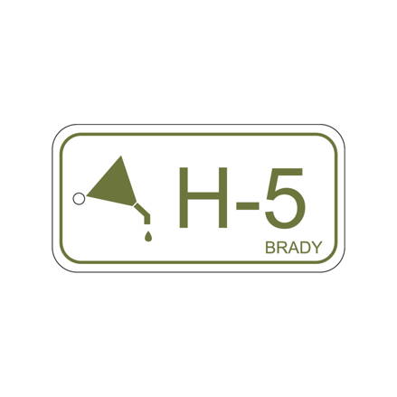 Energy tag-H-5-75x38mm-PP/25