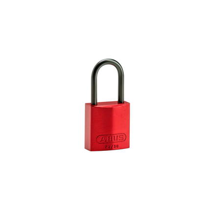 COMPACT ALU PADLOCK 40MM SHA KD RED/6