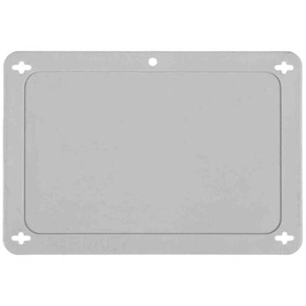 BLANK GRAY UTILITY TAG 2.5X4