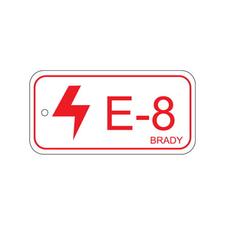 Energy tag-E-8-75x38mm-PP/25