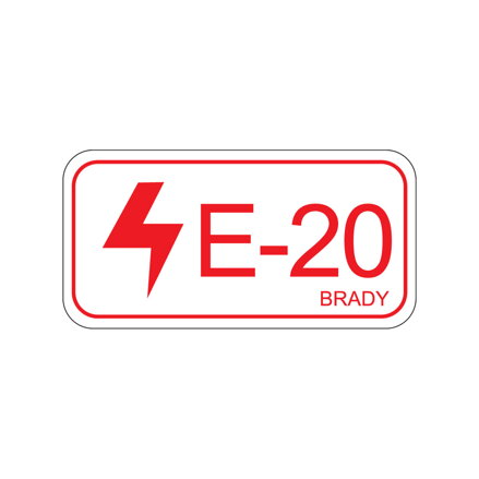 Energy tag-E-20-75x38mm-SA/5