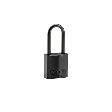 COMPACT ALU PADLOCK 50MM SHA KD BLK/6