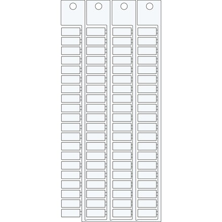 TAGS TERMINAL BLOCKS ENTRELEC 5x12-5-WT